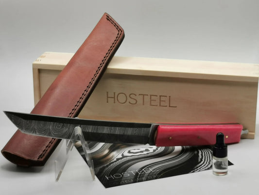 Couteau de Chasse en Damas - L'Aréno Hosteel