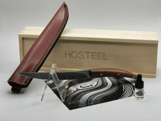 Couteau de Chasse en Damas - Le Camarguais Hosteel