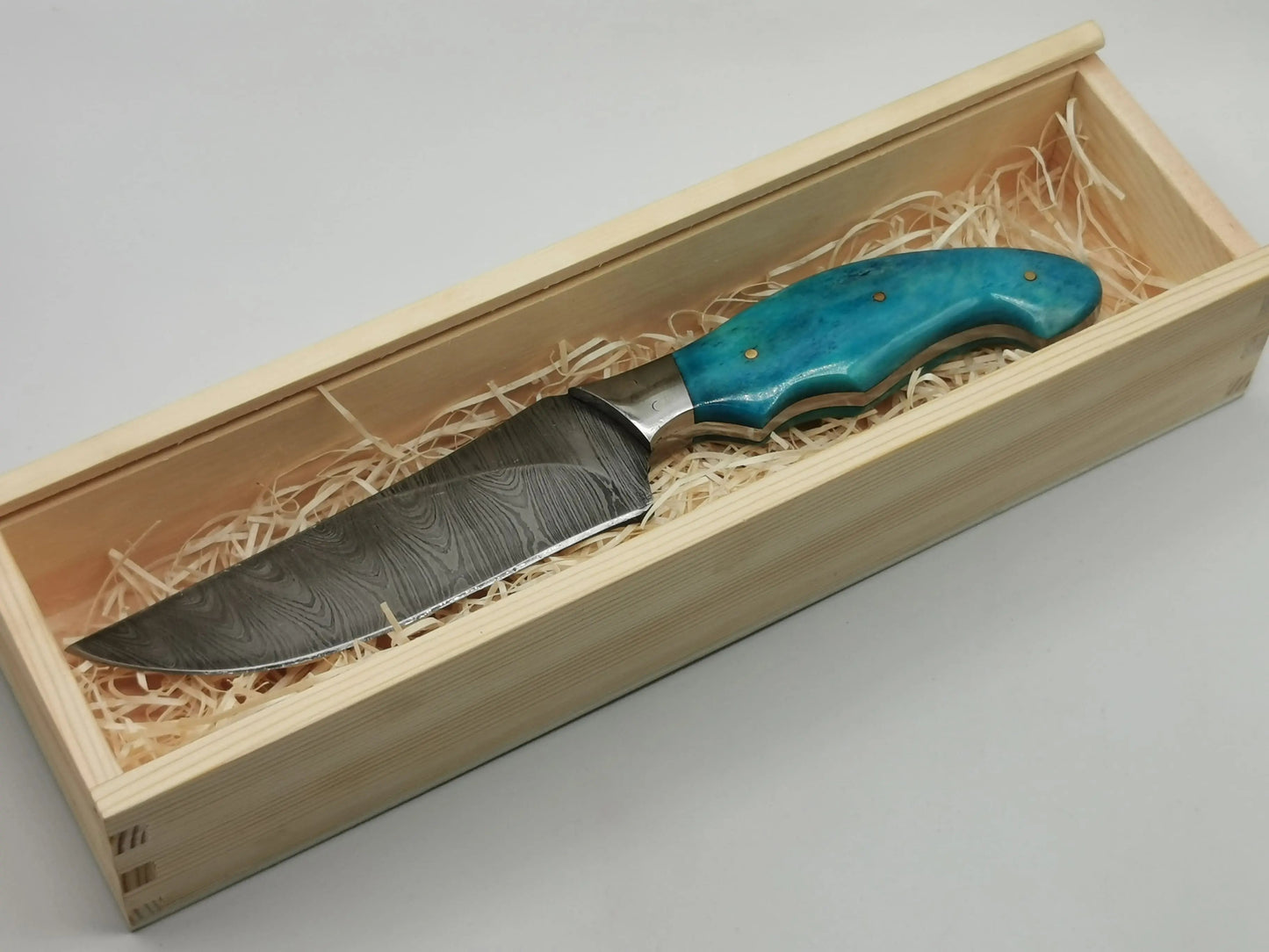 Couteau de Chasse en Damas - Le Peyrol Hosteel