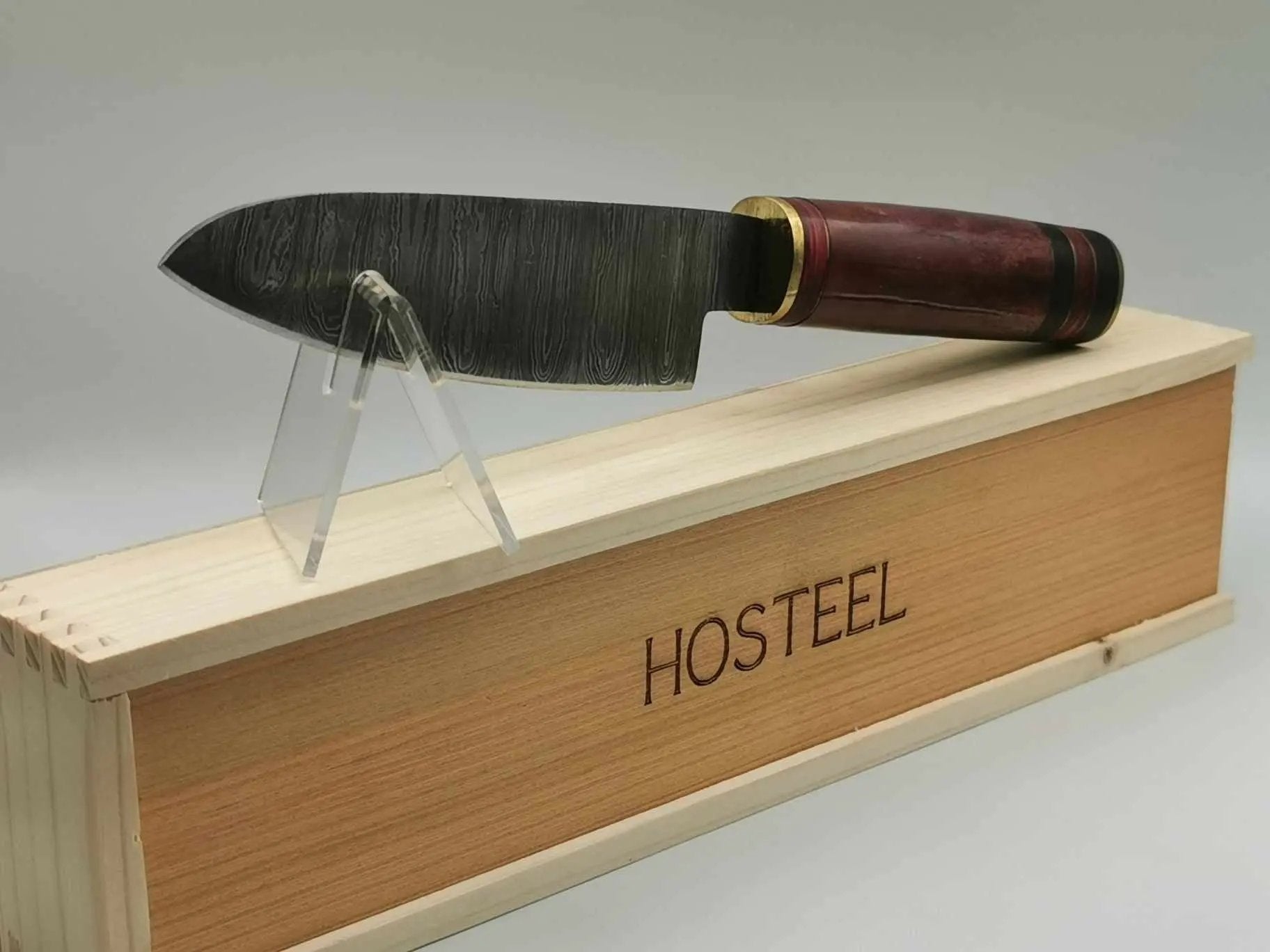 Couteau de Cuisine en Damas - Le Nippon Hosteel