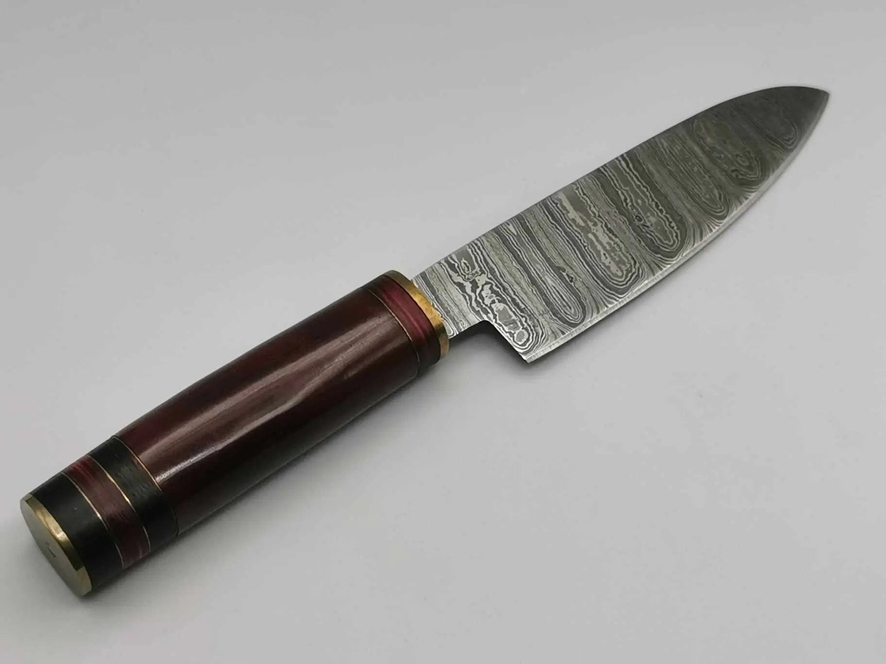 Couteau de Cuisine en Damas - Le Nippon Hosteel