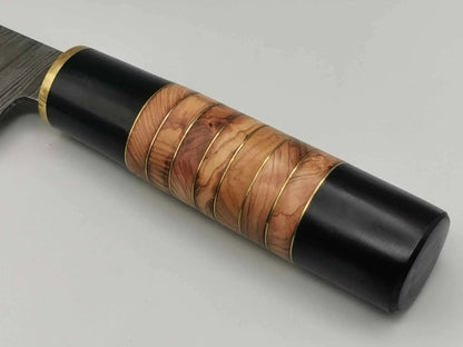 Couteau de Cuisine en Damas - Le Yang Hosteel