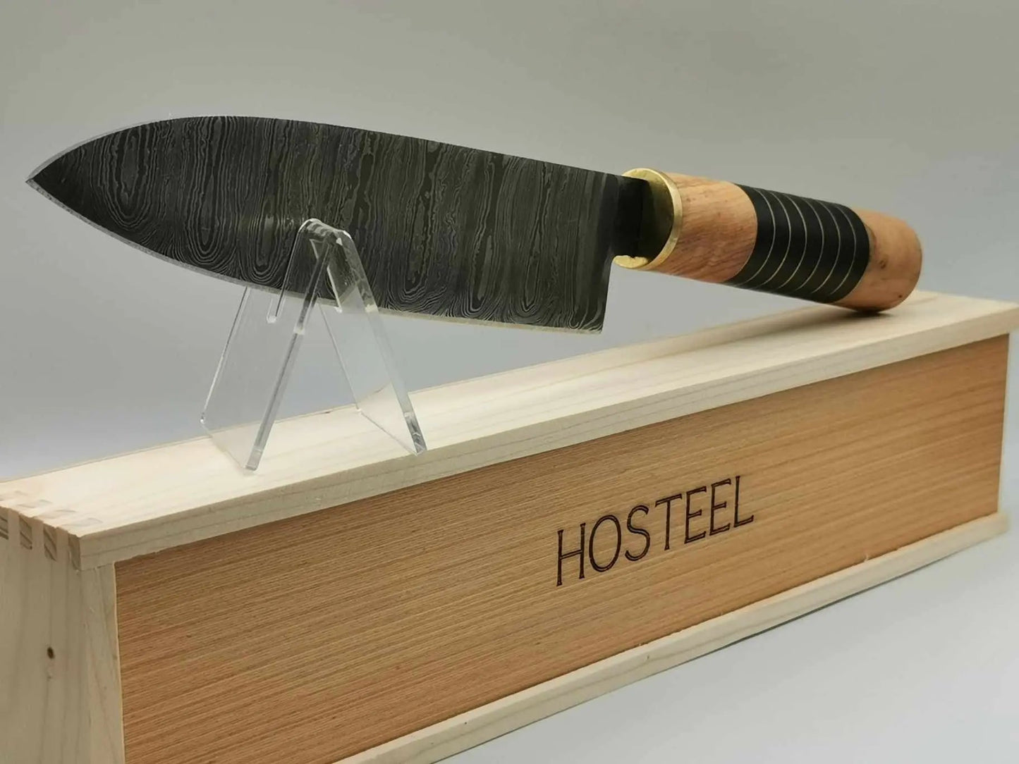 Couteau de Cuisine en Damas - Le Ying Hosteel