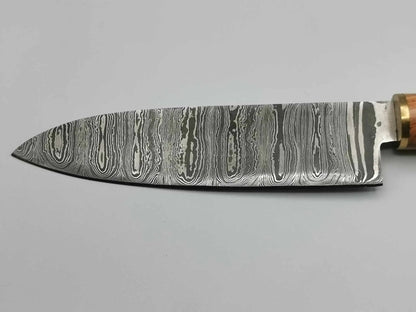 Couteau de Cuisine en Damas - Le Ying Hosteel