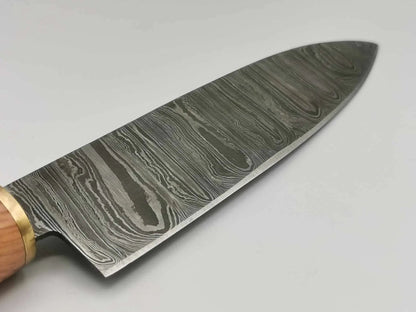 Couteau de Cuisine en Damas - Le Ying Hosteel