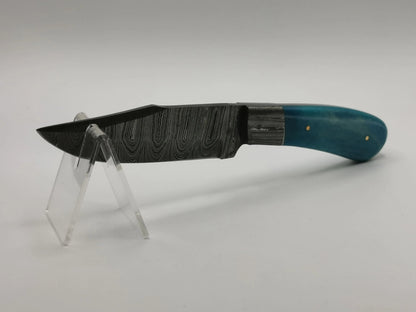 Couteau de Chasse en Damas - Le Salin Hosteel