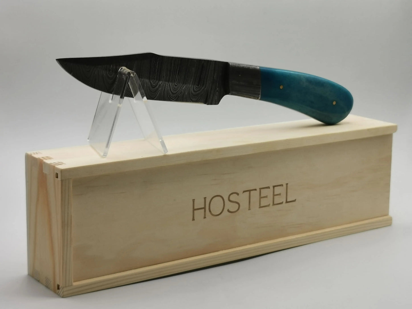 Couteau de Chasse en Damas - Le Salin Hosteel