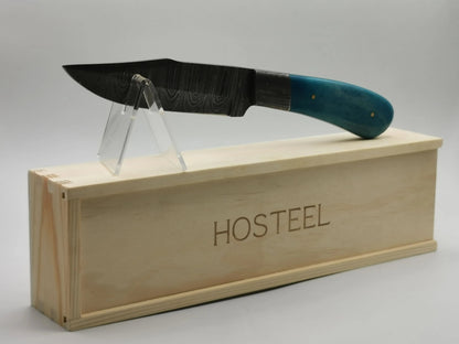 Couteau de Chasse en Damas - Le Salin Hosteel