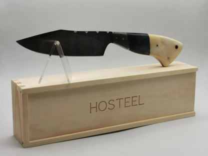 Couteau de Chasse en Damas - L’Albaron Hosteel