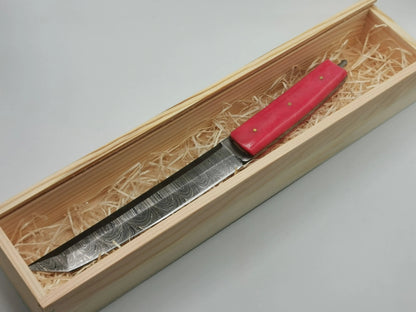 Couteau de Chasse en Damas - L'Aréno Hosteel