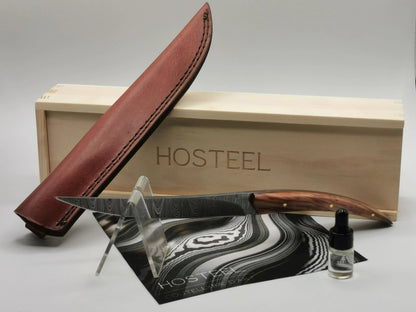 Couteau de Chasse en Damas - Le Camargo Hosteel