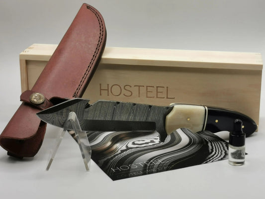 Couteau de chasse en Damas - Le Frégat Hosteel