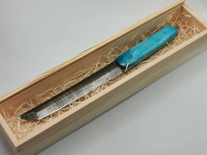 Couteau de Chasse en Damas - Le Mistral Hosteel