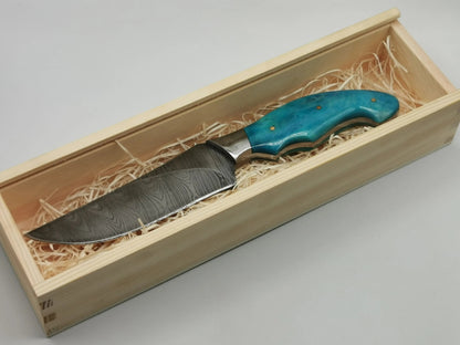 Couteau de Chasse en Damas - Le Peyrol Hosteel