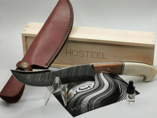 Couteau de Chasse Damas - Le Rustrel Hosteel