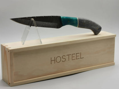 Couteau de chasse en Damas- Le Mirabeau Hosteel