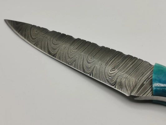 Couteau de chasse en Damas- Le Mirabeau Hosteel