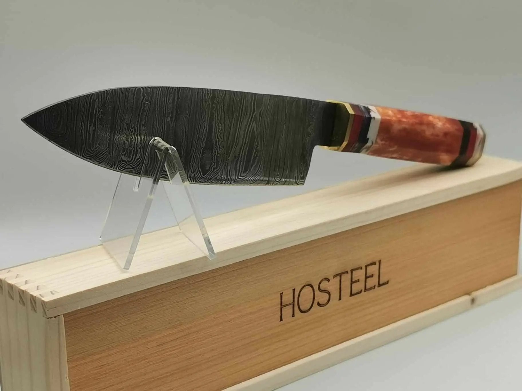 Couteau de Cuisine en Damas - Le Yakuza Hosteel