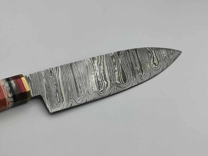 Couteau de Cuisine en Damas - Le Yakuza Hosteel
