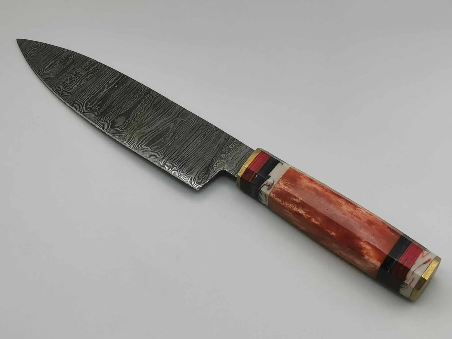 Couteau de Cuisine en Damas - Le Yakuza Hosteel