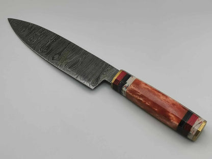 Couteau de Cuisine en Damas - Le Yakuza Hosteel