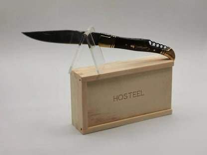 Couteau de Poche en Damas - L'Arlésien Hosteel