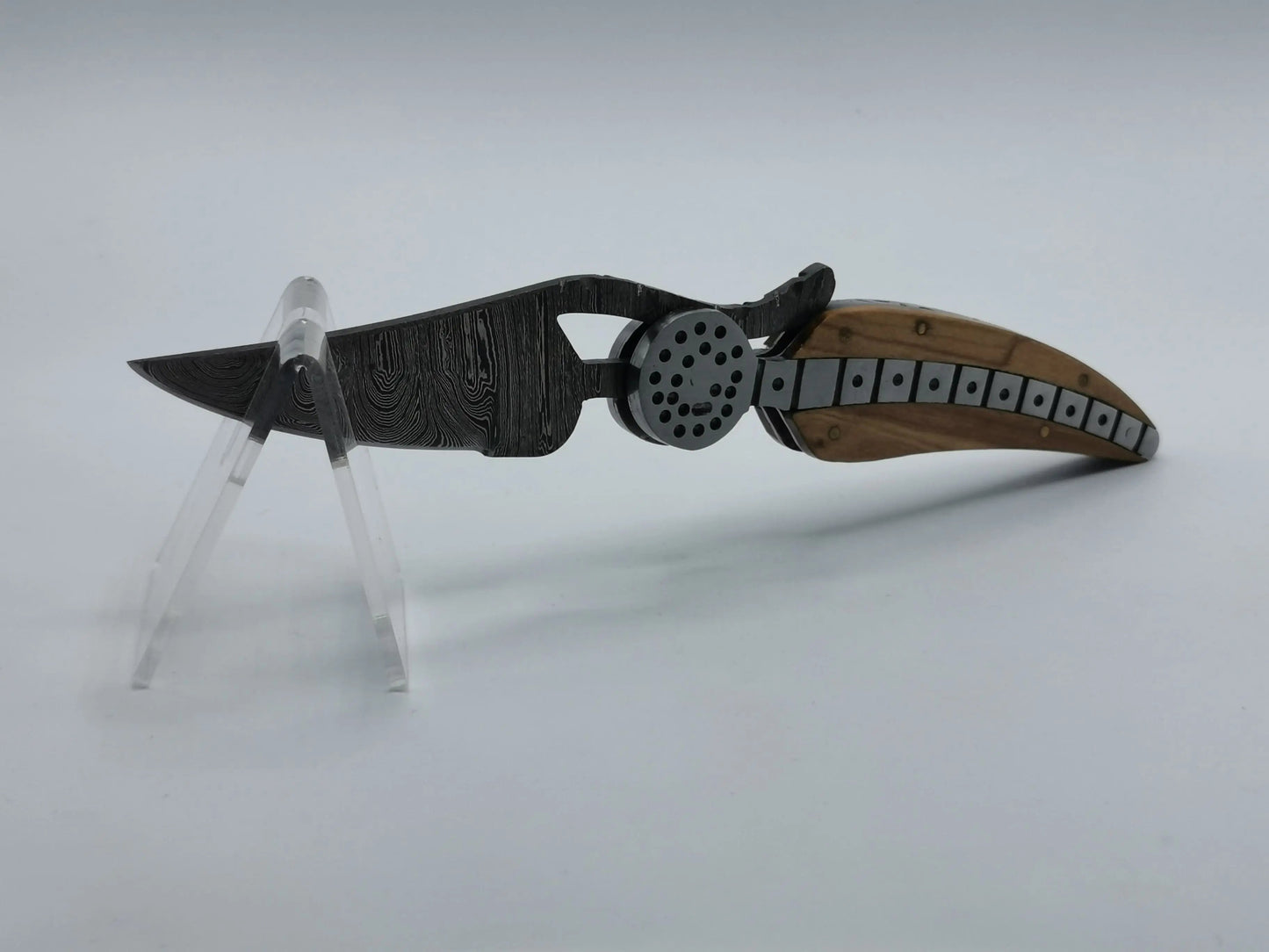 Couteau de Poche en Damas - L'Aubanel Hosteel