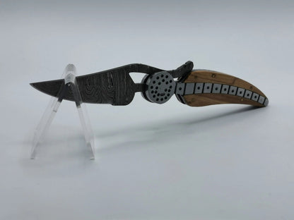 Couteau de Poche en Damas - L'Aubanel Hosteel