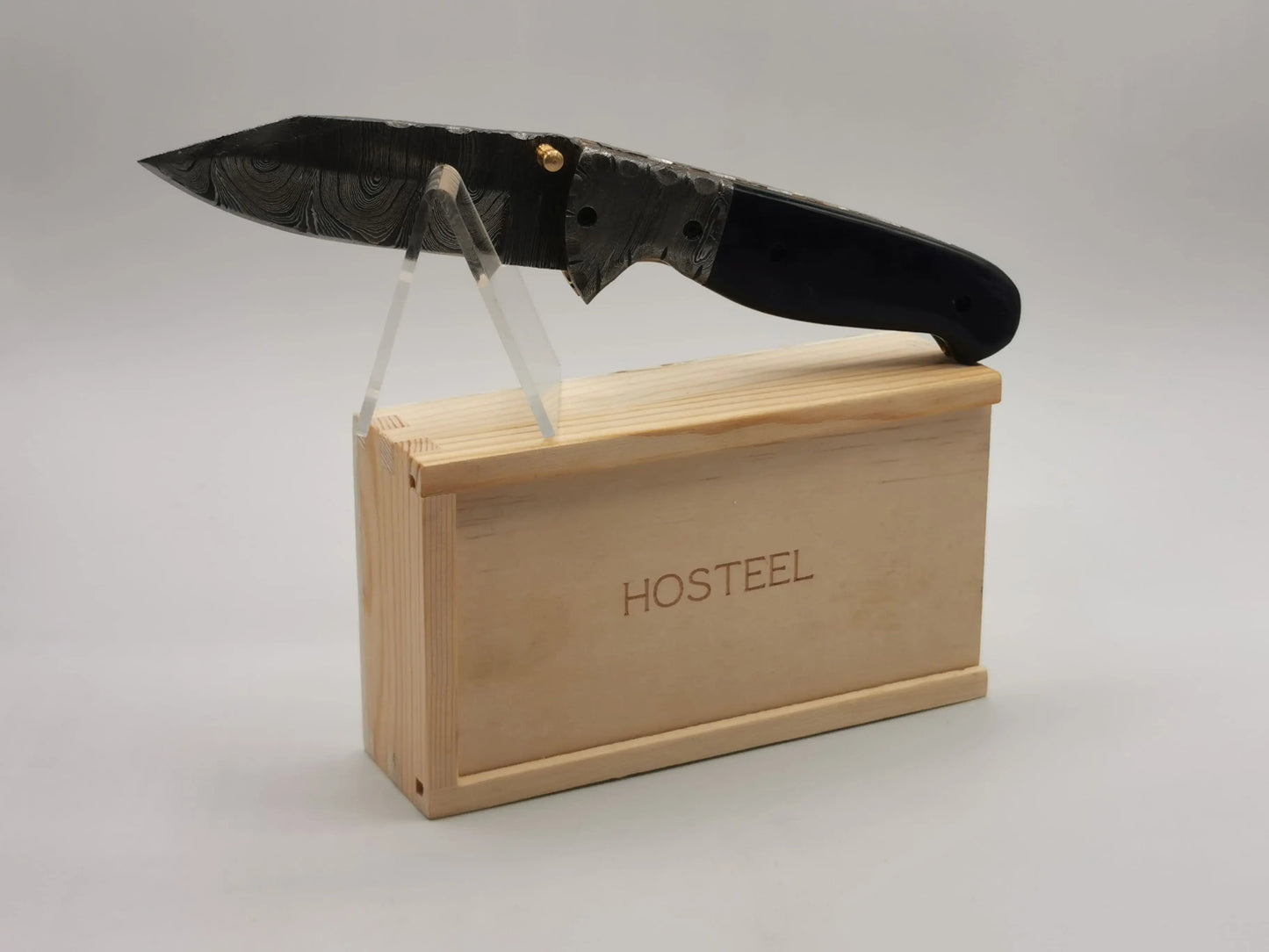 Couteau de Poche en Damas - L'Oustaou Hosteel