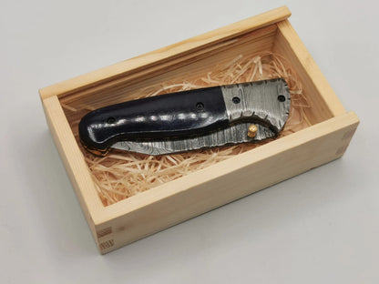 Couteau de Poche en Damas - L'Oustaou Hosteel