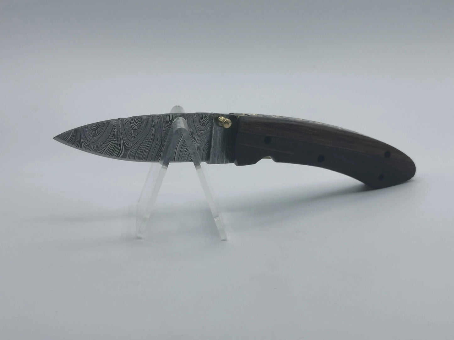 Couteau de Poche en Damas - Le Baou Hosteel