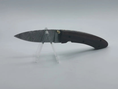 Couteau de Poche en Damas - Le Baou Hosteel