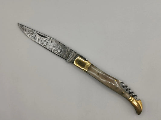 Couteau de Poche en Damas - Le Berger Hosteel