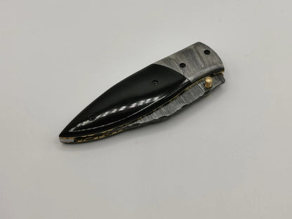 Couteau de Poche en Damas - Le Caladou Hosteel