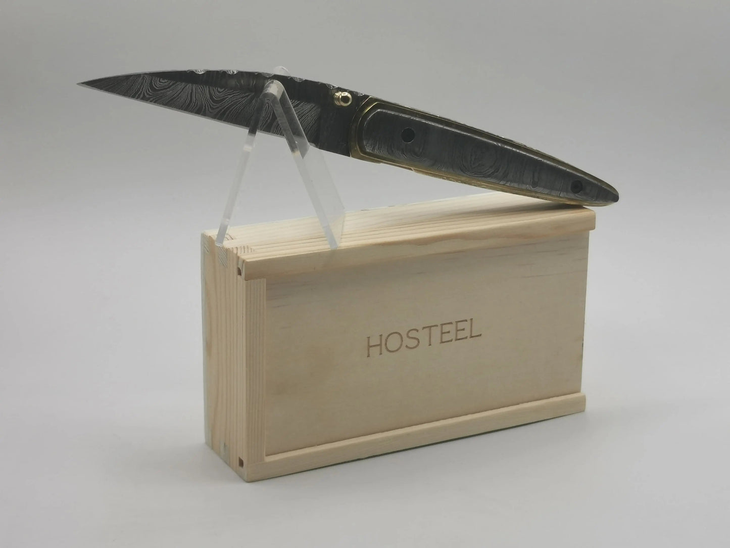 Couteau de Poche en Damas - Le Ferranel Hosteel