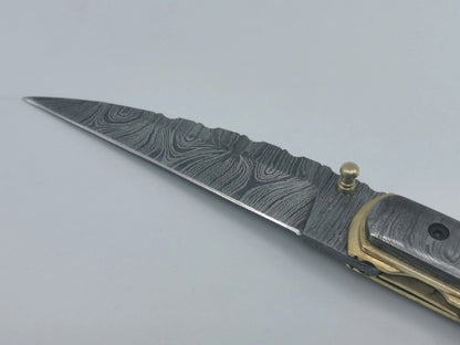 Couteau de Poche en Damas - Le Ferranel Hosteel