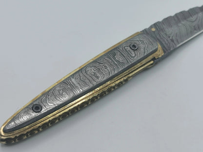 Couteau de Poche en Damas - Le Ferranel Hosteel