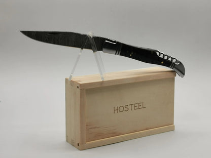 Couteau de Poche en Damas - Le Peyrasson Hosteel