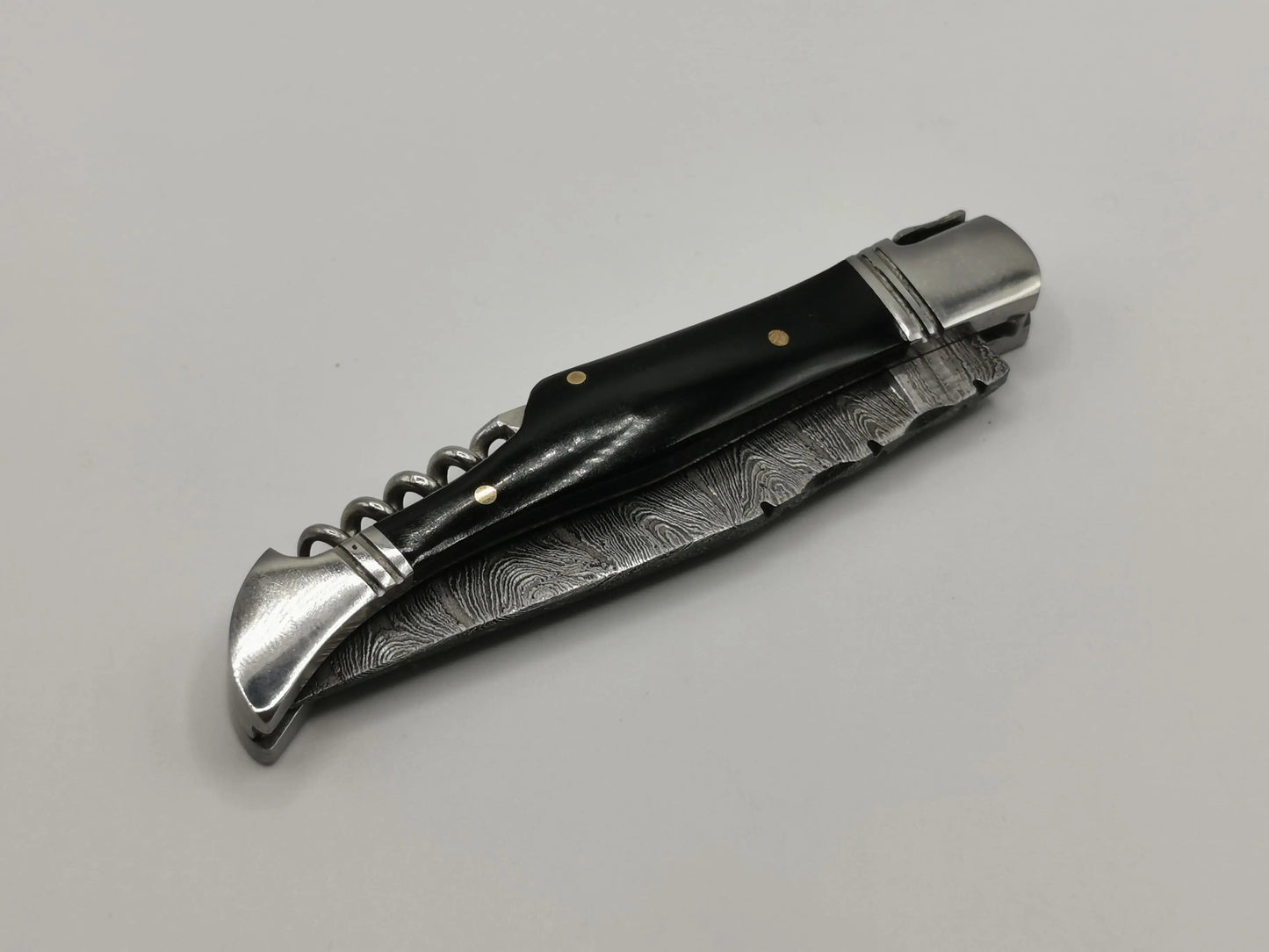 Couteau de Poche en Damas - Le Peyrasson Hosteel