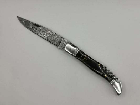 Couteau de Poche en Damas - Le Peyrasson Hosteel