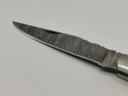 Couteau de Poche en Damas - Le Peyrasson Hosteel