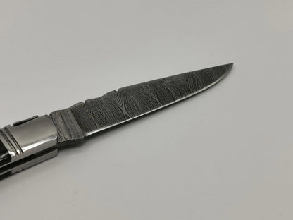 Couteau de Poche en Damas - Le Peyrasson Hosteel