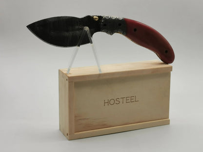 Couteau de Poche en Damas - Le Roussillon Hosteel