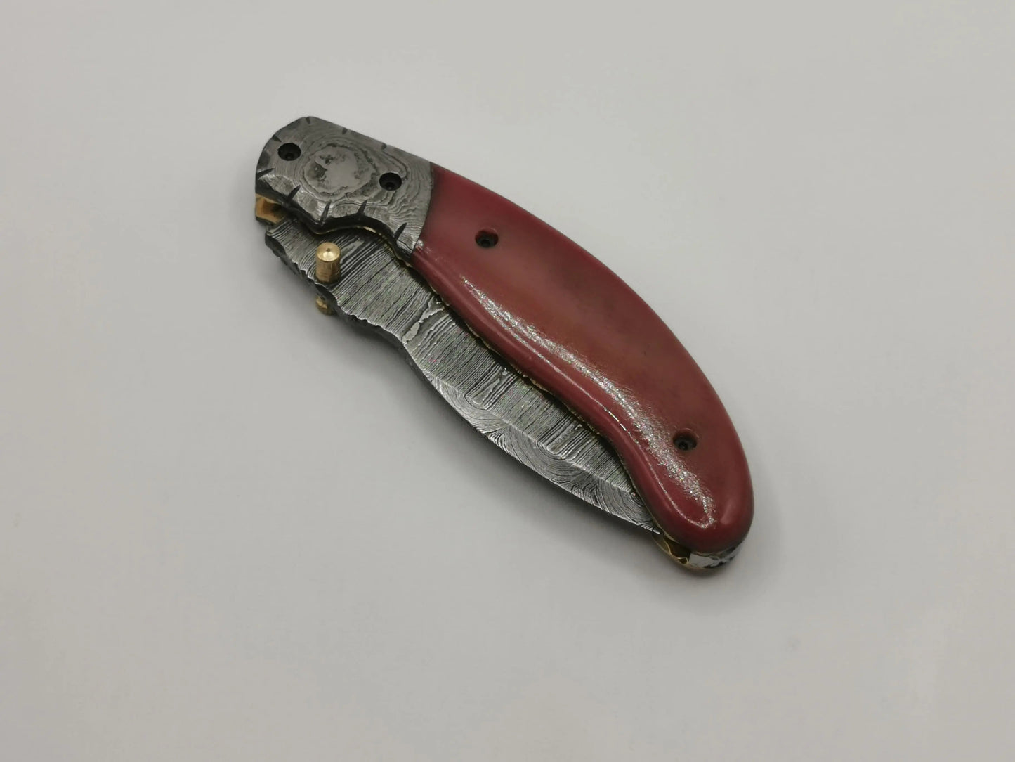 Couteau de Poche en Damas - Le Roussillon Hosteel