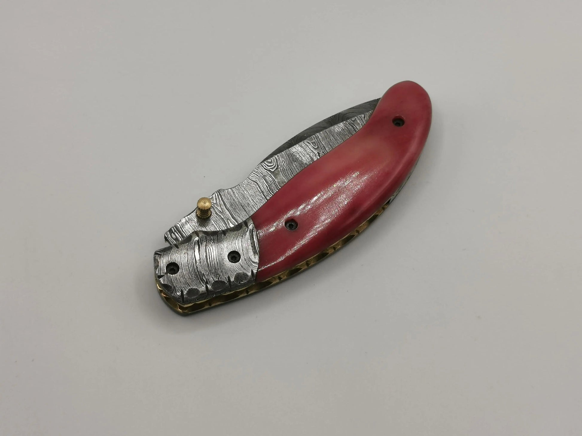 Couteau de Poche en Damas - Le Roussillon Hosteel