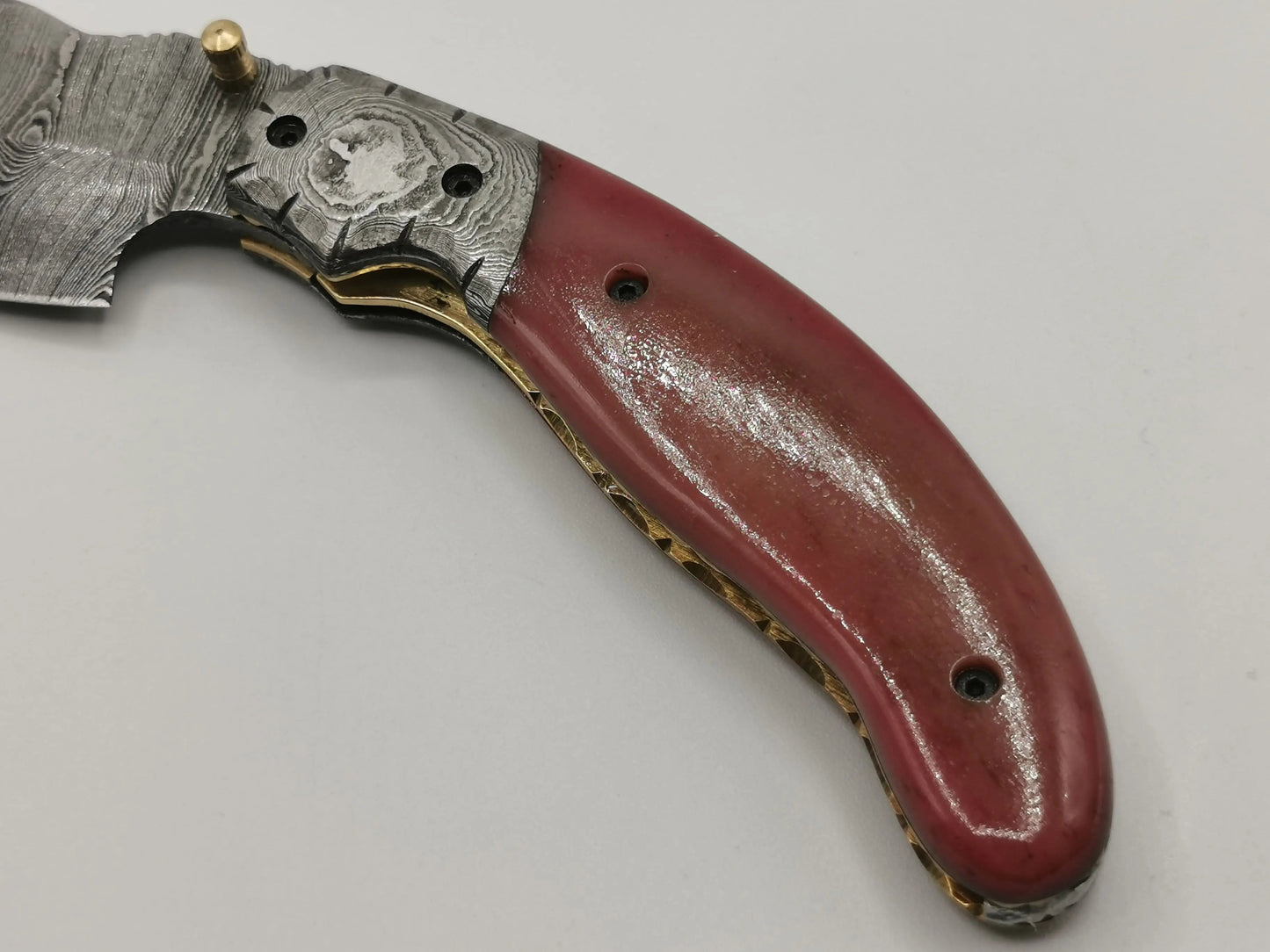 Couteau de Poche en Damas - Le Roussillon Hosteel