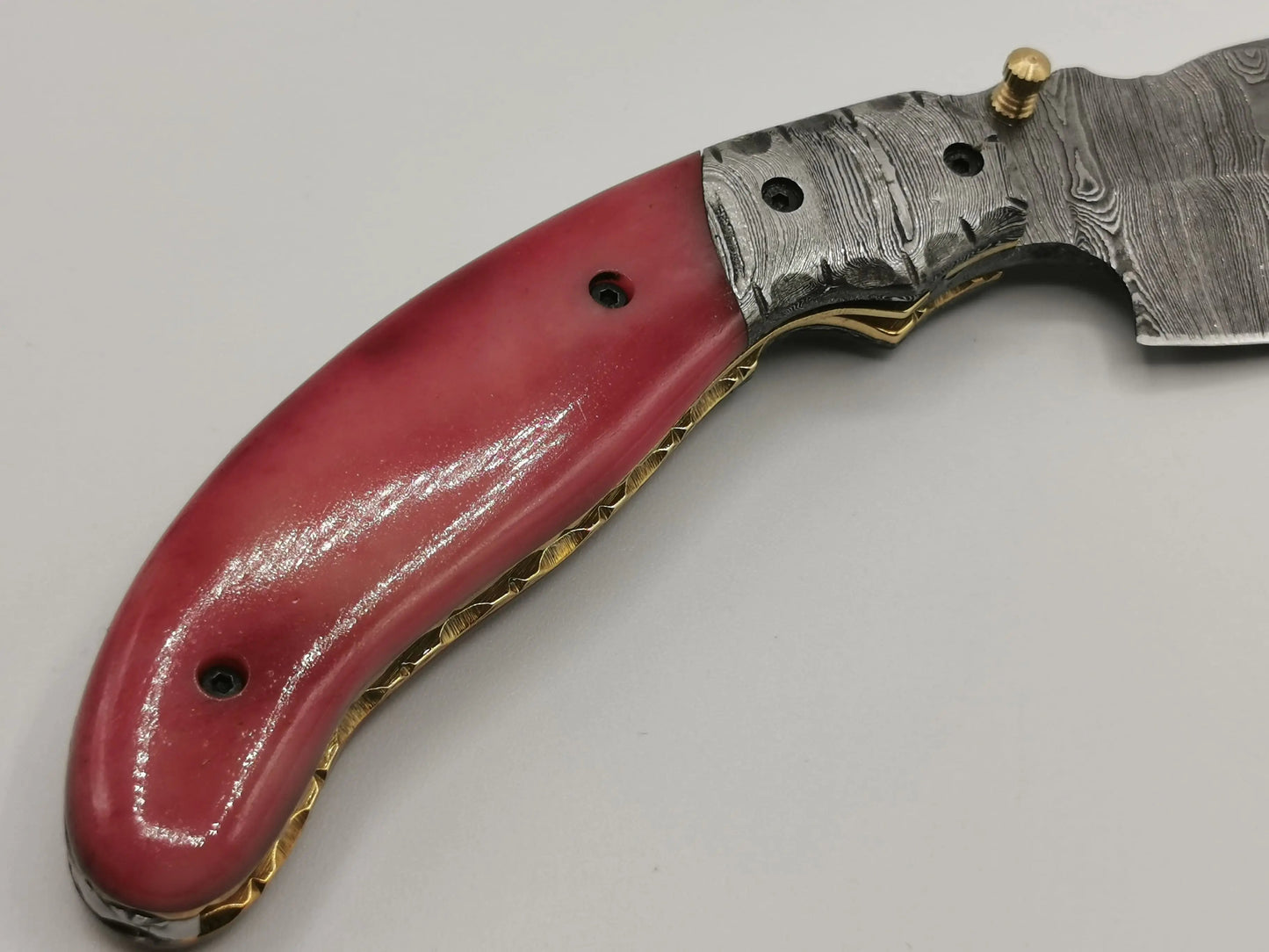 Couteau de Poche en Damas - Le Roussillon Hosteel