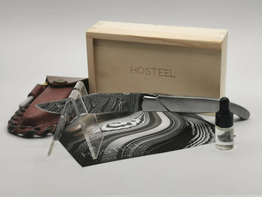 Couteau de Poche en Damas - Le Ventoux Hosteel