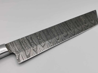 Couteau de Cuisine Santoku en Damas - Le Yamato Hosteel